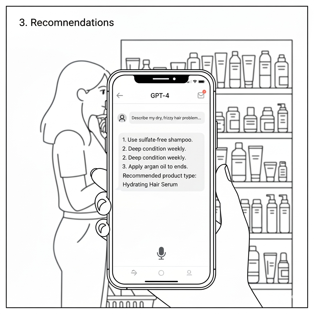 AI providing recommendations